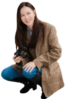 😁 женщина, камера, фотография, портрет, улыбка, мода telegram sticker