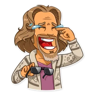 The Dude telegram stickers