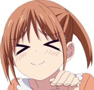 😆 Anime, lächelnd, glücklich, Cartoon whatsapp sticker