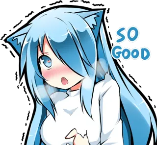 Muki very shy cat :: @line_stickers telegram stickers