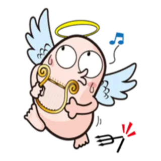 Ангел-Демон Боб @StikerDi telegram stickers
