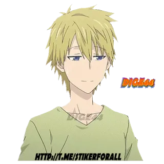 😐 http://t.me/stikerforall anime, sticker, cartoon, manga, character telegram sticker