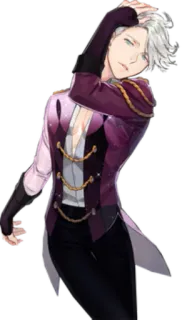 😎 Anime, Personaje, Patinaje sobre hielo, Disfraz, Patinaje artístico telegram sticker
