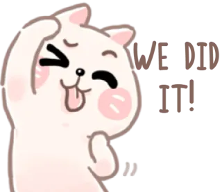 ✊ 爱你可 Katze, süß, kawaii, Aufkleber, liebevoll, chinesisch whatsapp sticker