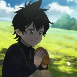 💛 Anime, Personagem, Menino, Criança, Fofo, Mangá telegram sticker