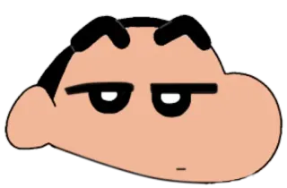 😒 Shin-chan Crayon Shin-chan Dibujo animado, Anime, Personaje, Divertido telegram sticker