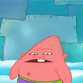 🌟 Patrick Star SpongeBob SquarePants whatsapp sticker