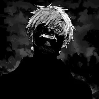 ❤️ Ken Kaneki Tokyo Ghoul anime, dark, ghoul, ken kaneki, mask, manga, horror whatsapp sticker