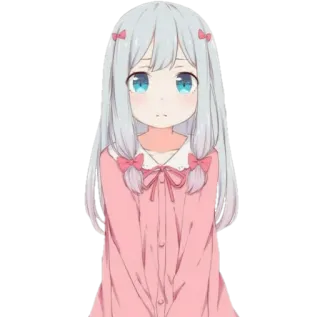 🙂 Аниме, Девочка, Милая, Ребенок telegram sticker