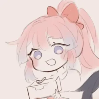 😄 Sangonomiya Kokomi Genshin Impact Anime, Kokomi, Genshin Impact, Carino, Rosa telegram sticker