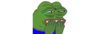 🤣 Pepe the Frog meme, Pepe, frog, internet culture telegram sticker