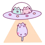 AnimatedPusheen @IMG2D whatsapp stickers