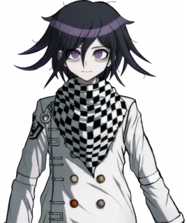 😶 Kokichi Oma Danganronpa V3 Anime, Mangá, Vilão, Líder Supremo, Uniforme Escolar telegram sticker