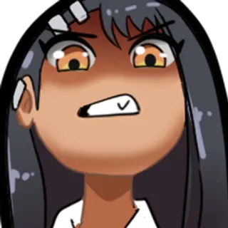 🌟 Аниме, Злой, Мультфильм, Выражение, Манга telegram sticker
