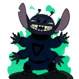 😈 Stitch Lilo & Stitch Obcy, Disney, Kreskówka, Postać, Potwór telegram sticker