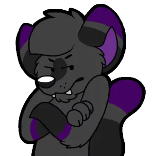 😡 Furry, Animal, Desenho animado, Antropomórfico, Personagem telegram sticker