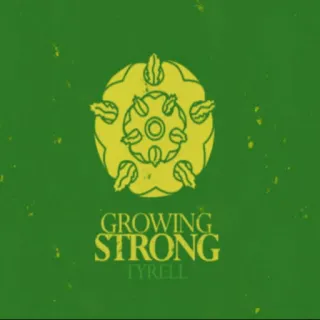 🍀 Game of Thrones GROWING STRONG TYRELL Игра престолов, Тирелл, Дом Тиреллов, Растем сильными, Символ, Цветок, Роза, Фэнтези, Сериал whatsapp sticker