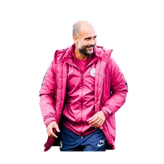 😏 Pep Guardiola Pep Guardiola, entraîneur de foot, football, Manchester City, sport telegram sticker