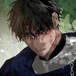 ♠️ Anime, Uomo, Armatura, Maschio, Personaggio, Fantasy telegram sticker