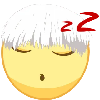 😴 ZZ sonolento, zz, dormindo, emoji, cansado, desenho animado telegram sticker