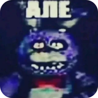 🖼 Bonnie Five Nights at Freddy's АЛЕ telegram sticker