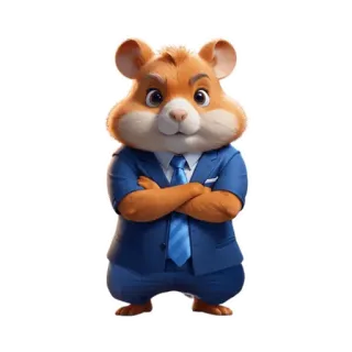 🐹 hamster, animal, cartoon, suit, business, tie telegram sticker