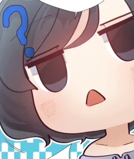❓ Cartoon, Frage, Illustration, Süß telegram sticker