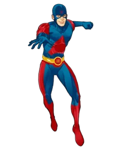 ☺️ Atom (DC Comics) Superhero, DC Comics, Atom, Comic, Held, Wissenschaft whatsapp sticker