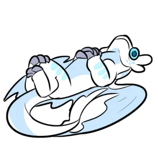 🤯 dragon, dessin animé, mignon, animal, chibi, fantaisie telegram sticker