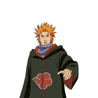 🥵 Pain Naruto อนิเมะ, นินจา, แสงอุษา, เนตรวงแหวน, ตัวร้าย whatsapp sticker