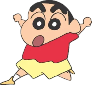🏃‍♂️ Shin-chan Nohara Crayon Shin-chan Anime, Crayon Shin-Chan, Dessin animé, Personnage, Shin-Chan telegram sticker