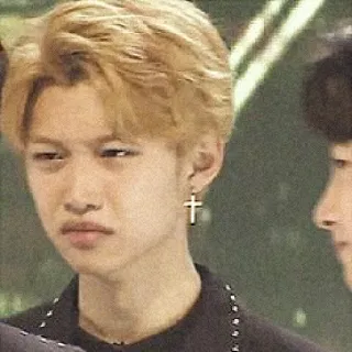 🌙 pessoa, expressão facial, retrato, kpop, música, ator telegram sticker