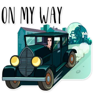 H. P. Lovecraft whatsapp stickers