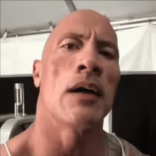 🤨 Dwayne Johnson acteur, The Rock, Dwayne Johnson, célébrité whatsapp sticker