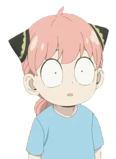 😱 Anya Forger Spy x Family Anime, Spy x Family, Anya Forger, Nhân vật, Phim hoạt hình telegram sticker
