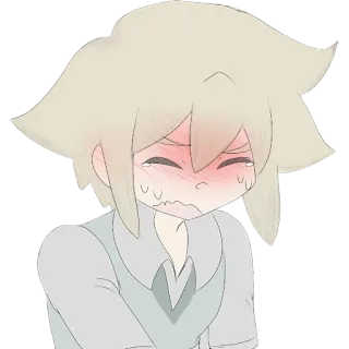 😳 Basil Omori Anime, Postać, Omori, Gra wideo, Słodkie, Smutne telegram sticker