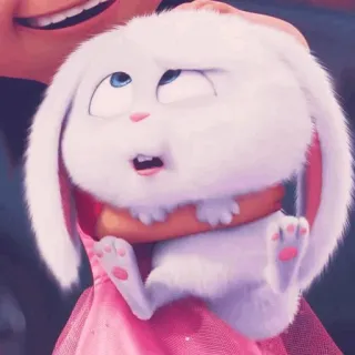 🍧 Snowball The Secret Life of Pets Dessin animé, Lapin, Lapin, Animal, Mignon, Animé whatsapp sticker