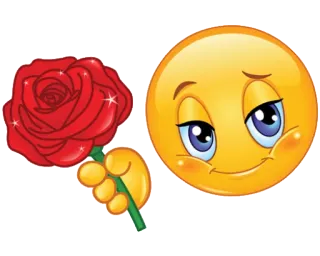 💐 emoji, rose, flower, love, romance, greeting whatsapp sticker