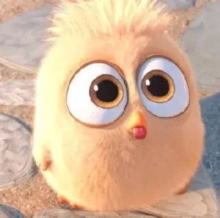 🤩 Hatchling Angry Birds Movie милый, птица, птенец, Angry Birds telegram sticker