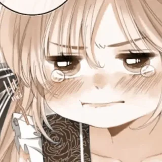 🪜 อนิเมะ, มังงะ, ร้องไห้, เศร้า, ตัวละคร, ภาพประกอบ telegram sticker