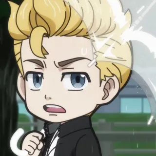 ⚜ Anime, Cartoon, Manga, Junge, Charakter, Wütend, Besorgt telegram sticker