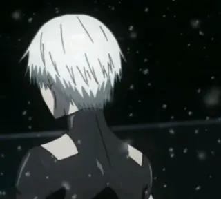 🖤 Ken Kaneki Tokyo Ghoul Anime, Tokyo Ghoul, Ken Kaneki, Cabelo Branco, Ghoul telegram sticker