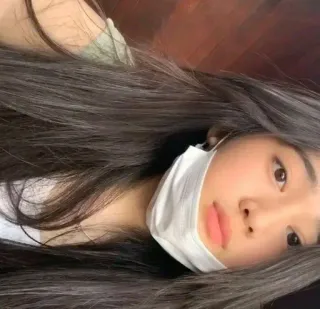 🤹‍♀ wanita, masker, wajah, potret, gadis, asia telegram sticker
