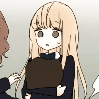 🦊 Anime, Manga, Meisje, Cartoon, Schooluniform, Leuk telegram sticker