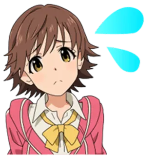 💦 Anime, Garota, Desenho animado whatsapp sticker