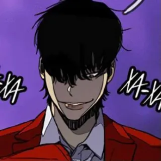 🌟 XA-XA Anime, Manga, Sorriso, Vestito rosso telegram sticker