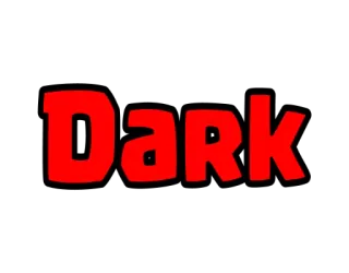 ❤ Dark scuro, testo, parola, rosso telegram sticker
