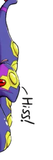 🙃 Hiss! шипение, змея, животное, мультик, рептилия, персонаж telegram sticker