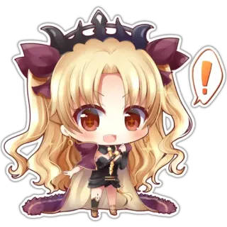 😀 Anime, Chibi, Personnage, Kawaii, Autocollant, Féminin telegram sticker