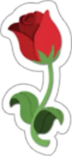 🌹 Rose, Blume, Rot, Pflanze, Natur, Liebe telegram sticker